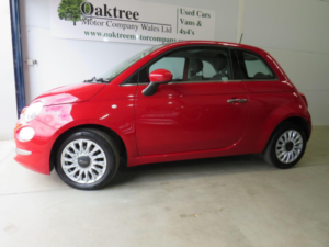 2019 Fiat 500 1.2 Lounge Euro 6 (s/s) 3dr in Red — image 3