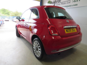 2019 Fiat 500 1.2 Lounge Euro 6 (s/s) 3dr in Red — image 4