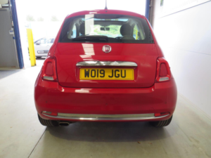 2019 Fiat 500 1.2 Lounge Euro 6 (s/s) 3dr in Red — image 5