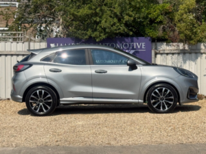 2022 Ford Puma 1.0t Ecoboost Mhev St-Line Vignale SUV 5dr Petrol Hybrid Dct Euro 6 (s/s) (155 Ps) in Silver — image 4