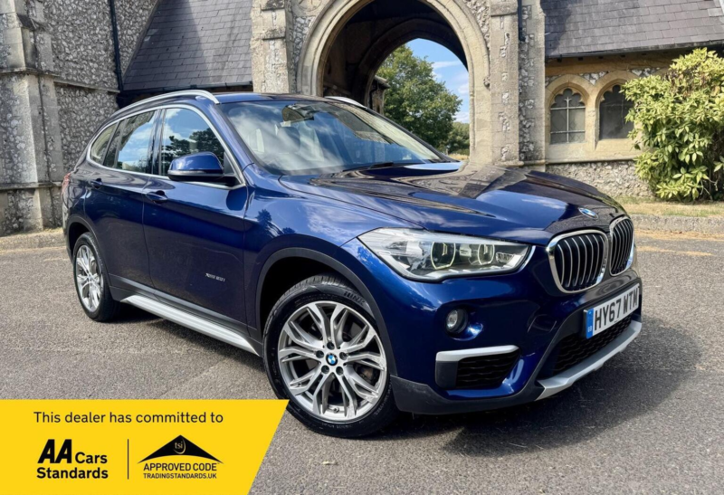 2017 BMW X1 2.0 20i Xline Auto Xdrive Euro 6 (s/s) 5dr in Blue — image 1