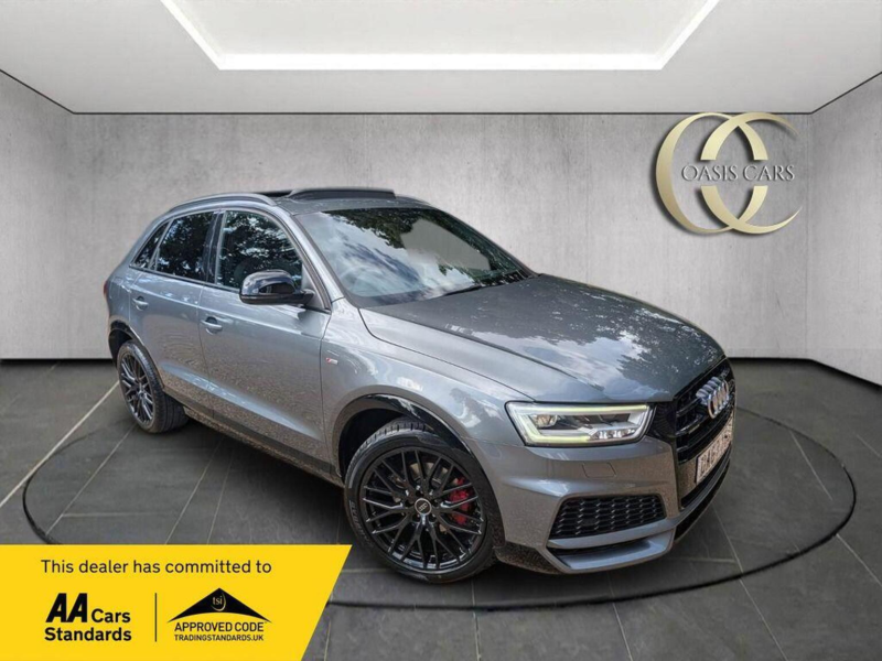 2018 Audi Q3 2.0 Tdi Black Edition S Tronic Quattro Euro 6 (s/s) 5dr in Grey — image 1