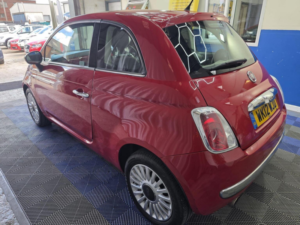 2012 Fiat 500 0.9 Twinair Lounge Euro 5 (s/s) 3dr in Red — image 5