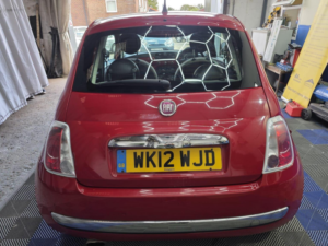 2012 Fiat 500 0.9 Twinair Lounge Euro 5 (s/s) 3dr in Red — image 6