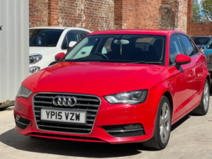 2015 Audi A3 1.4 Tfsi Sport Sportback Euro 6 (s/s) 5dr in Red — image 3