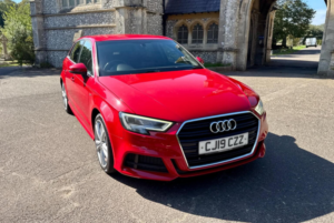 2019 Audi A3 1.5 Tfsi Cod 35 S Line Sportback S Tronic Euro 6 (s/s) 5dr in Red — image 2