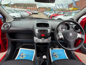 2013 Peugeot 107 1.0 12v Allure Euro 5 3dr in Red — image 2