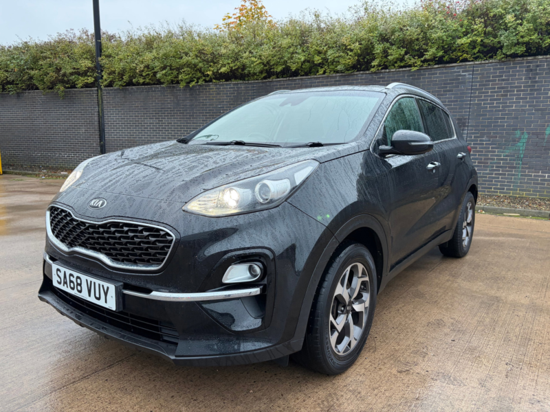 2018 Kia Sportage 1.6 Crdi 2 SUV 5dr Diesel Manual Euro 6 (s/s) (134 Bhp) in Black — image 1