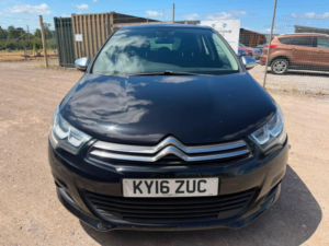 2016 Citroen C4 1.6 Bluehdi Flair Euro 6 (s/s) 5dr in Black — image 2