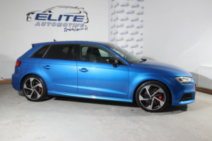 2019 Audi S3 2.0 Tfsi Black Edition Sportback 5dr Petrol S Tronic Quattro Euro 6 (s/s) (300 Ps) in Blue — image 2