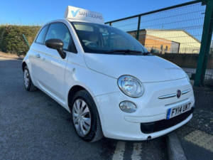 2014 Fiat 500 1.2 Pop Euro 6 (s/s) 3dr in White — image 2