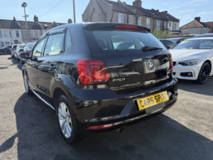 2017 Volkswagen Polo 1.2 Tsi Blue Motion Verified Miles Fresh Importfinance Avb in Black — image 4