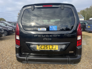 2025 Peugeot Rifter Wheelchair Accessible Vehicle 1.5 Rifter Standard Allure 1.5l Bluehdi 100 S&s [wav] in Black — image 3