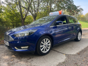 2018 Ford Focus 1.0t Ecoboost Titanium Hatchback 5dr Petrol Manual Euro 6 (s/s) (125 Ps) in Blue — image 6