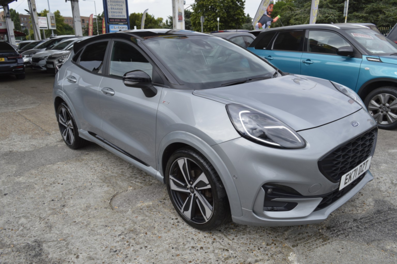2021 Ford Puma 1.0 Puma St-Line X 5 Door 1.0l Ecoboost 125ps Mhev Fwd 7 Speed Automatic in Silver — image 1