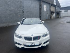 2017 BMW 2 Series 2.0 218d M Sport Convertible in White — image 2