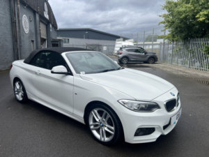 2017 BMW 2 Series 2.0 218d M Sport Convertible in White — image 6