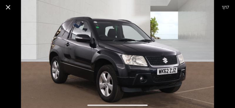 2012 Suzuki Grand Vitara 1.6 Vvt Sz4 in Black — image 1