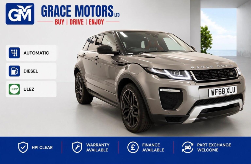 2018 Land Rover Range Rover Evoque 2.0 Sd4 Hse Dynamic Auto 4WD Euro 6 (s/s) 5dr in Grey — image 1