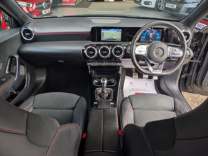 2019 Mercedes-Benz A Class A200 Amg Line 5 Door. Just Serviced. 2 Owners. Sat Nav. Led Lights. New Tyres. in Black — image 3
