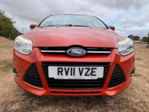 2011 Ford Focus 1.6 Tdci Titanium X Euro 5 (s/s) 5dr in Red — image 4