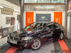 2016 BMW 5 Series 2.0 520d M Sport Auto Euro 6 (s/s) 4dr in Black — image 3