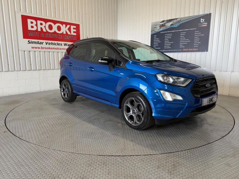 2019 Ford Ecosport 1.0t Ecoboost St-Line Euro 6 (s/s) 5dr in Blue — image 1