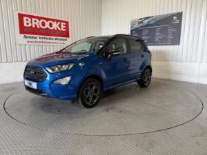 2019 Ford Ecosport 1.0t Ecoboost St-Line Euro 6 (s/s) 5dr in Blue — image 3