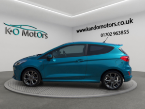 2018 Ford Fiesta 1.0t Ecoboost St-Line Euro 6 (s/s) 3dr in Blue — image 3