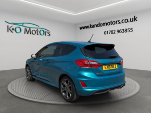 2018 Ford Fiesta 1.0t Ecoboost St-Line Euro 6 (s/s) 3dr in Blue — image 4