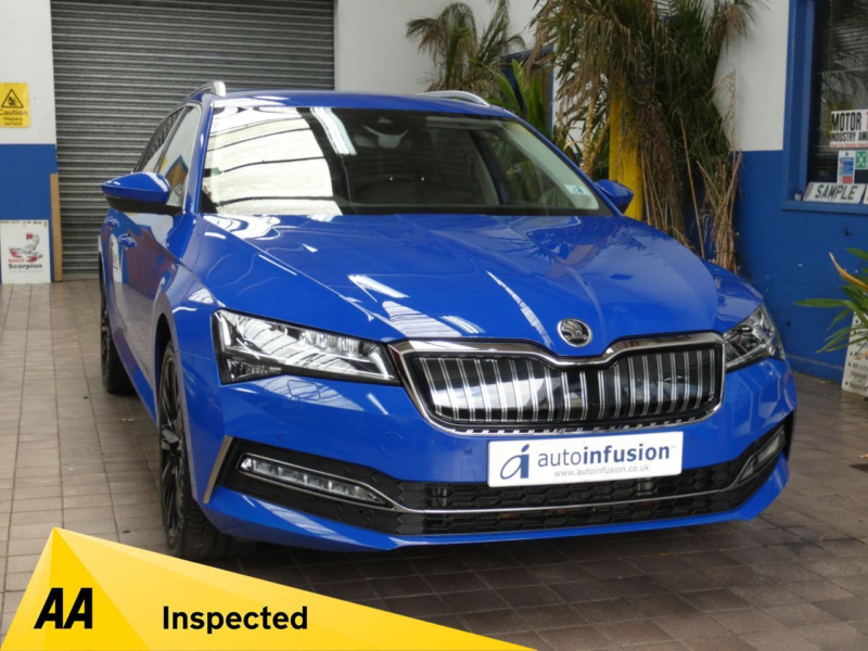 2023 Skoda Superb 1.4 Tsi Iv 13kwh Se L Estate 5dr Petrol Plug-In Hybrid DSG Euro 6 (s/s) (218 Ps) in Blue — image 1