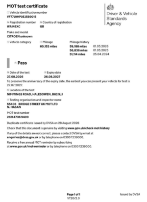 2014 Citroen Berlingo 1.6 Hdi Xtr Multispace MPV Euro 5 5dr in Blue — image 2