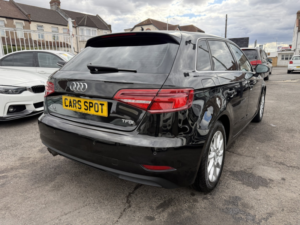 2017 Audi A3 1.4 Tfsi Sportback Fresh Import Verified Mile Finance Avb in Black — image 5