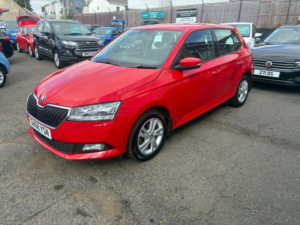 2018 Skoda Fabia 1.0 Se Hatchback 5dr Petrol Manual Euro 6 (s/s) (75 Ps) in Red — image 6