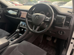 2018 Skoda Kodiaq 2.0 Tdi Se L DSG 4WD Euro 6 (s/s) 5dr (7 Seat) in White — image 3