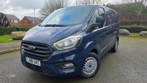 2018 Ford Transit Custom 2.0 320 Ecoblue Trend L1 H1 Euro 6 5dr in Blue — image 3