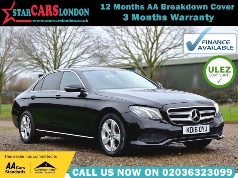 2016 Mercedes-Benz E Class 2.0 E220d Se G-Tronic+ Euro 6 (s/s) 4dr in Black — image 1