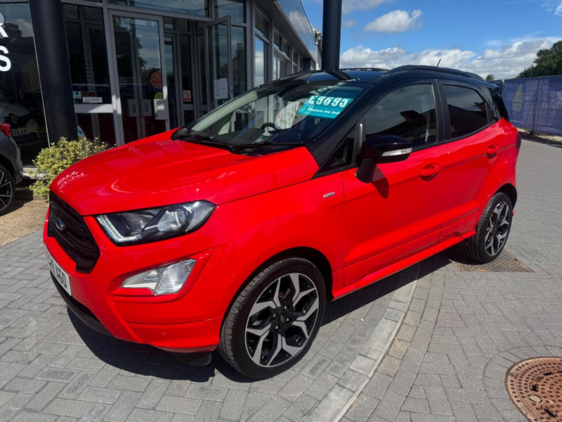 2019 Ford Ecosport 1.0t Ecoboost St-Line Euro 6 (s/s) 5dr in Red — image 1