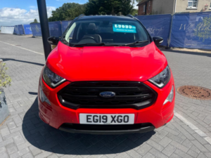 2019 Ford Ecosport 1.0t Ecoboost St-Line Euro 6 (s/s) 5dr in Red — image 2