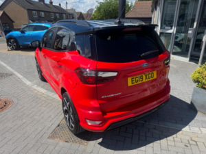 2019 Ford Ecosport 1.0t Ecoboost St-Line Euro 6 (s/s) 5dr in Red — image 3