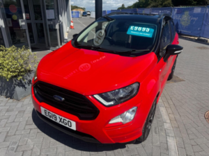 2019 Ford Ecosport 1.0t Ecoboost St-Line Euro 6 (s/s) 5dr in Red — image 5