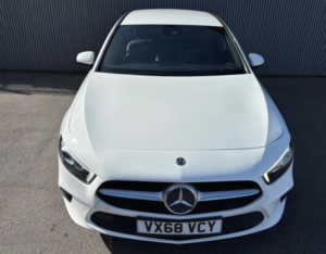 2018 Mercedes-Benz A Class 1.5 A180d Sport 7g-Dct Euro 6 (s/s) 5dr in White — image 3