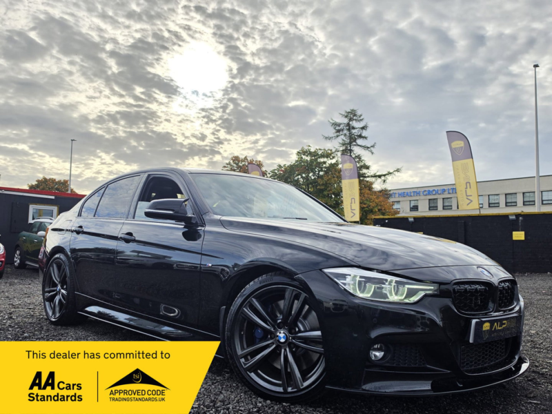 2016 BMW 3 Series 3.0 330d M Sport Saloon 4dr Diesel Auto Xdrive Euro 6 (s/s) (258 Ps) in Black — image 1