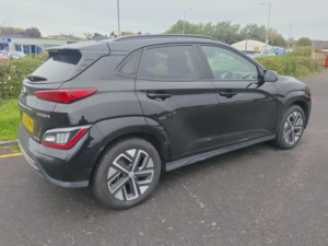 2022 Hyundai Kona 64kwh Ultimate Auto 5dr (10.5kw Charger) in Black — image 2