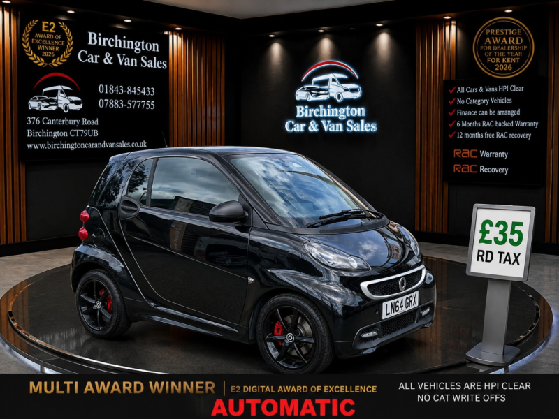 2014 Smart Fortwo 1.0 Grandstyle in Black — image 1