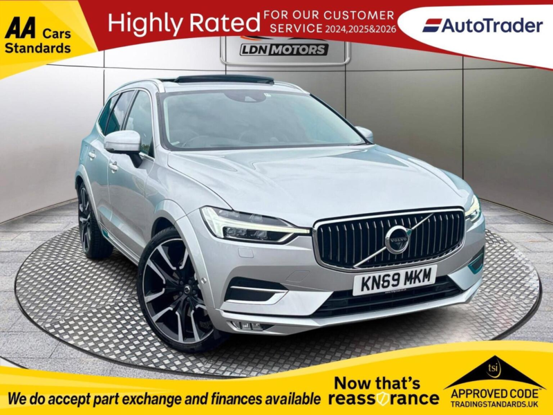 2019 Volvo Xc60 2.0 T5 Inscription Pro Auto AWD Euro 6 (s/s) 5dr in Silver — image 1