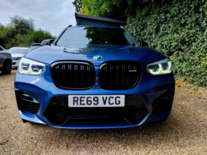 2019 BMW X3 3.0 X3 M Competition in Blue — image 2