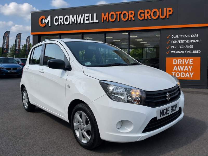 2015 Suzuki Celerio 1.0 Sz3 Hatchback 5dr Petrol Manual Euro 6 (68 Ps) in White — image 1