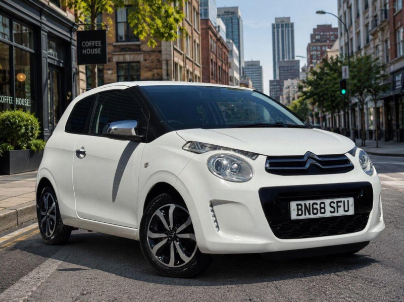 2018 Citroen C1 1.0 Vti Flair Euro 6 3dr in White — image 1