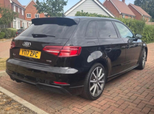 2017 Audi A3 1.4 Tfsi Cod Black Edition Sportback Euro 6 (s/s) 5dr in Black — image 2